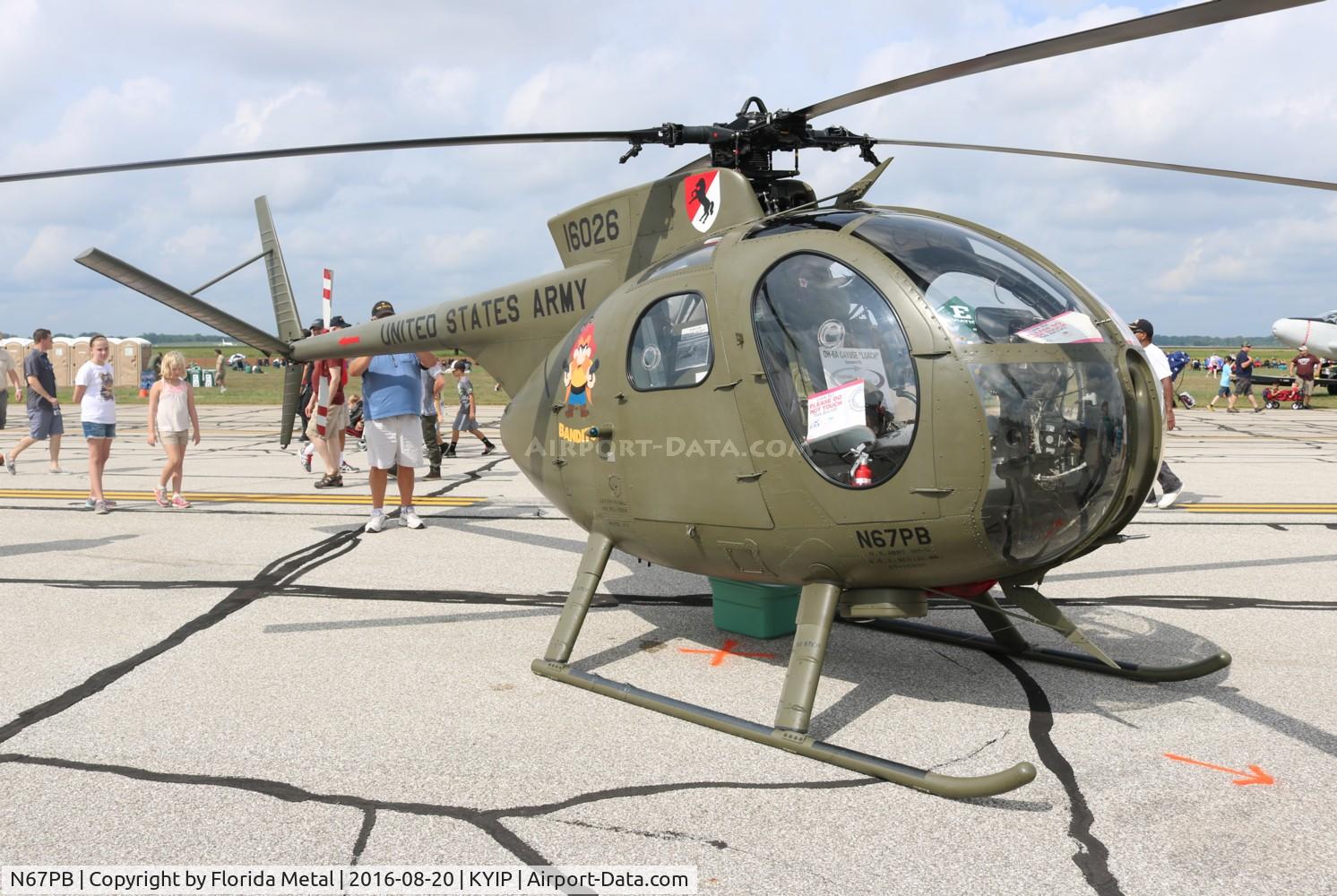 N67PB, 1968 Hughes OH-6A Cayuse C/N 480411, Thunder Over Michigan 2016