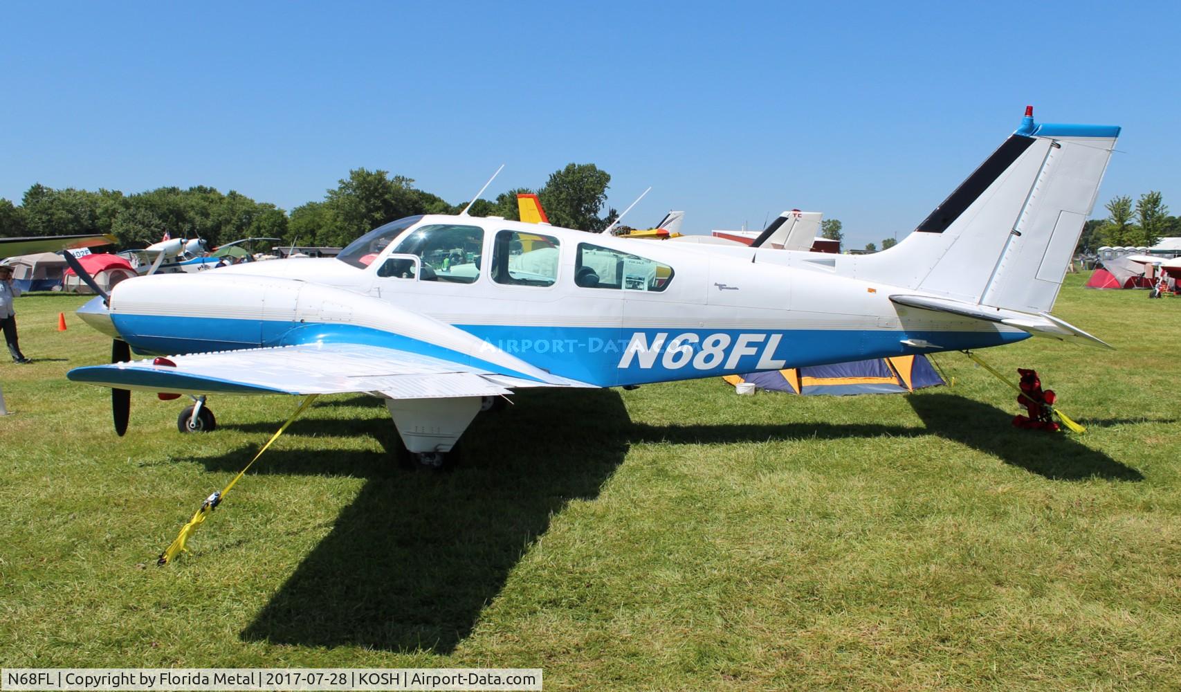 N68FL, 1968 Beech 56TC Turbo Baron C/N TG63, Air Venture 2017