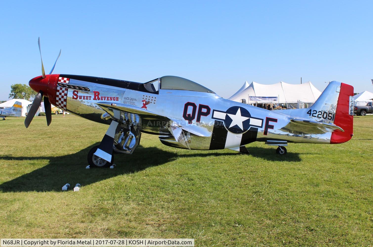 N68JR, 1944 North American P-51D Mustang C/N 44-72051, Air Venture 2017