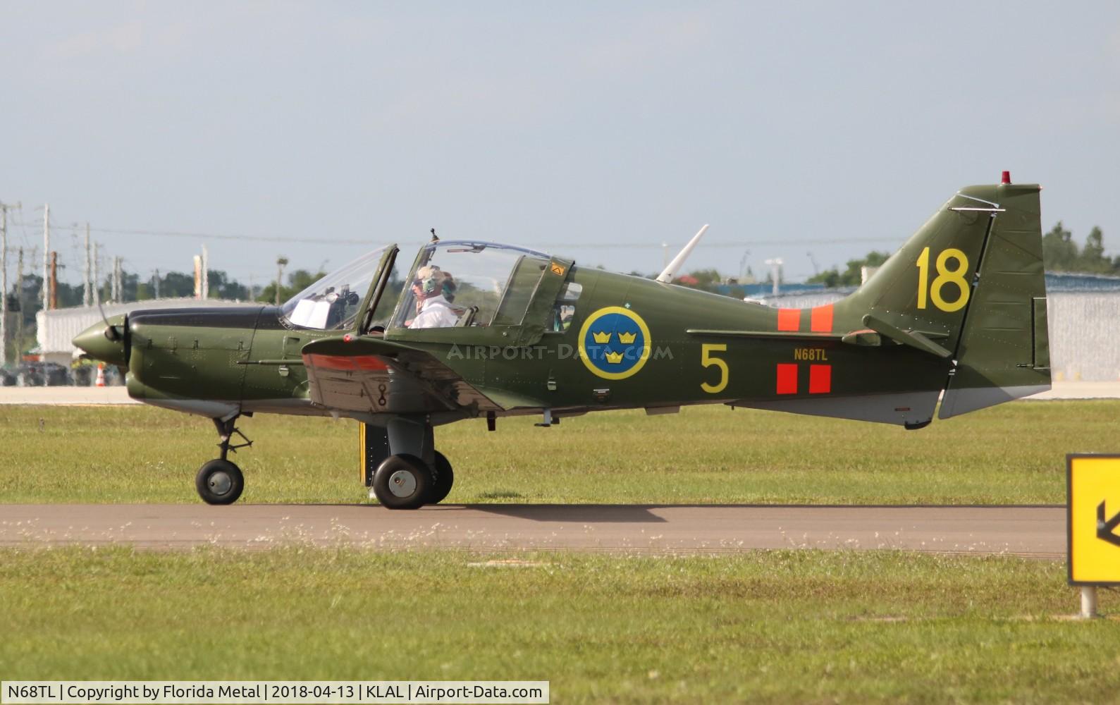 N68TL, 1971 Scottish Aviation Sk.61D Bulldog C/N BH100/121, Sun N Fun 2018