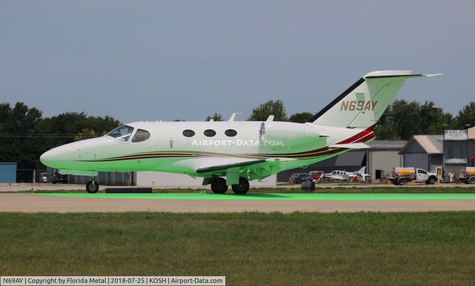 N69AY, 2008 Cessna 510 Citation Mustang Citation Mustang C/N 510-0115, Air Venture 2018