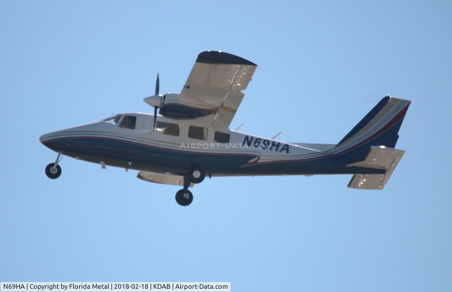 N69HA, 1990 Partenavia P-68C C/N 373, DAB 2018