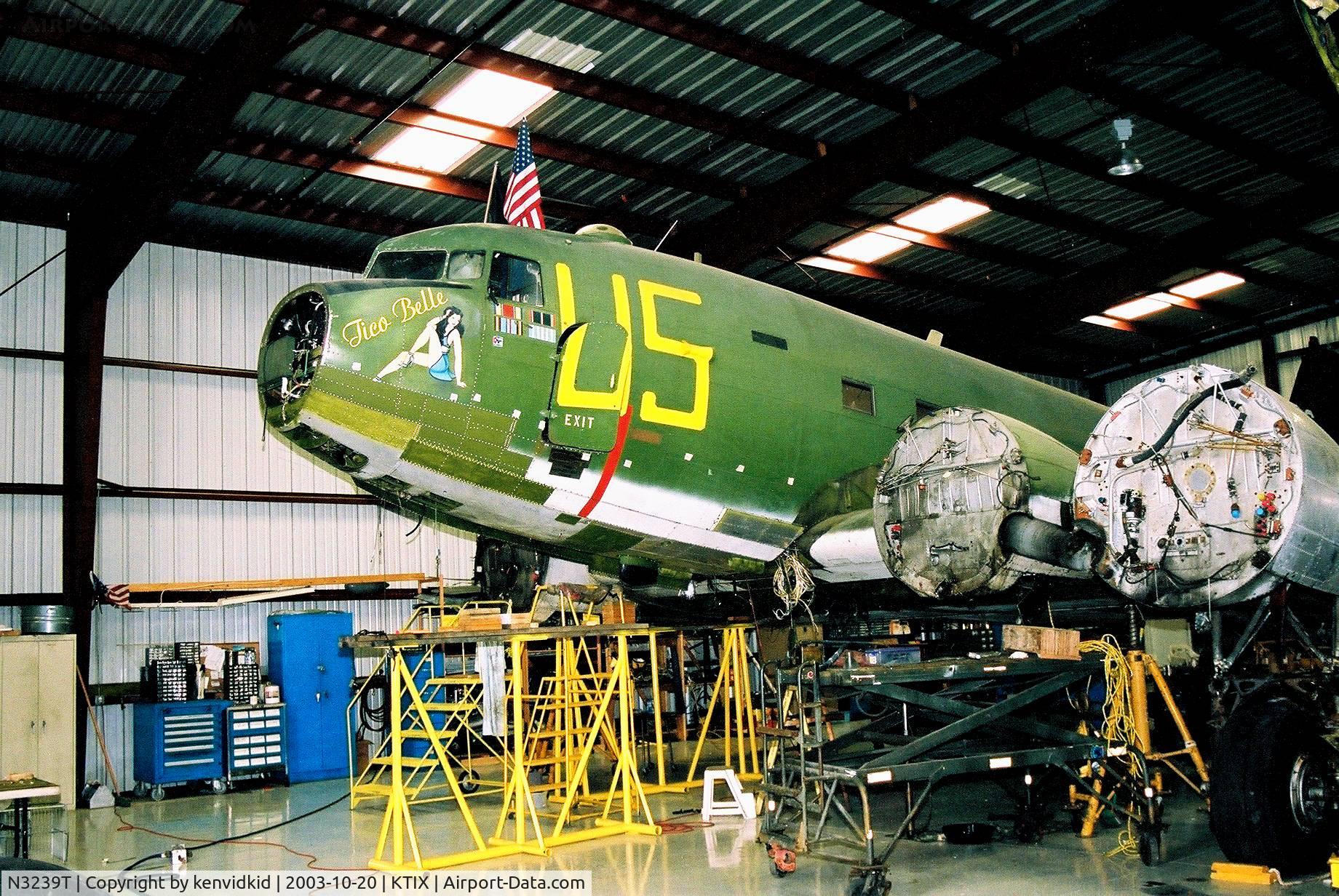 N3239T, 1943 Douglas DC3C-S1C3G (C-47A-65-DL) C/N 19054, At the Valliant Air Command Museum.