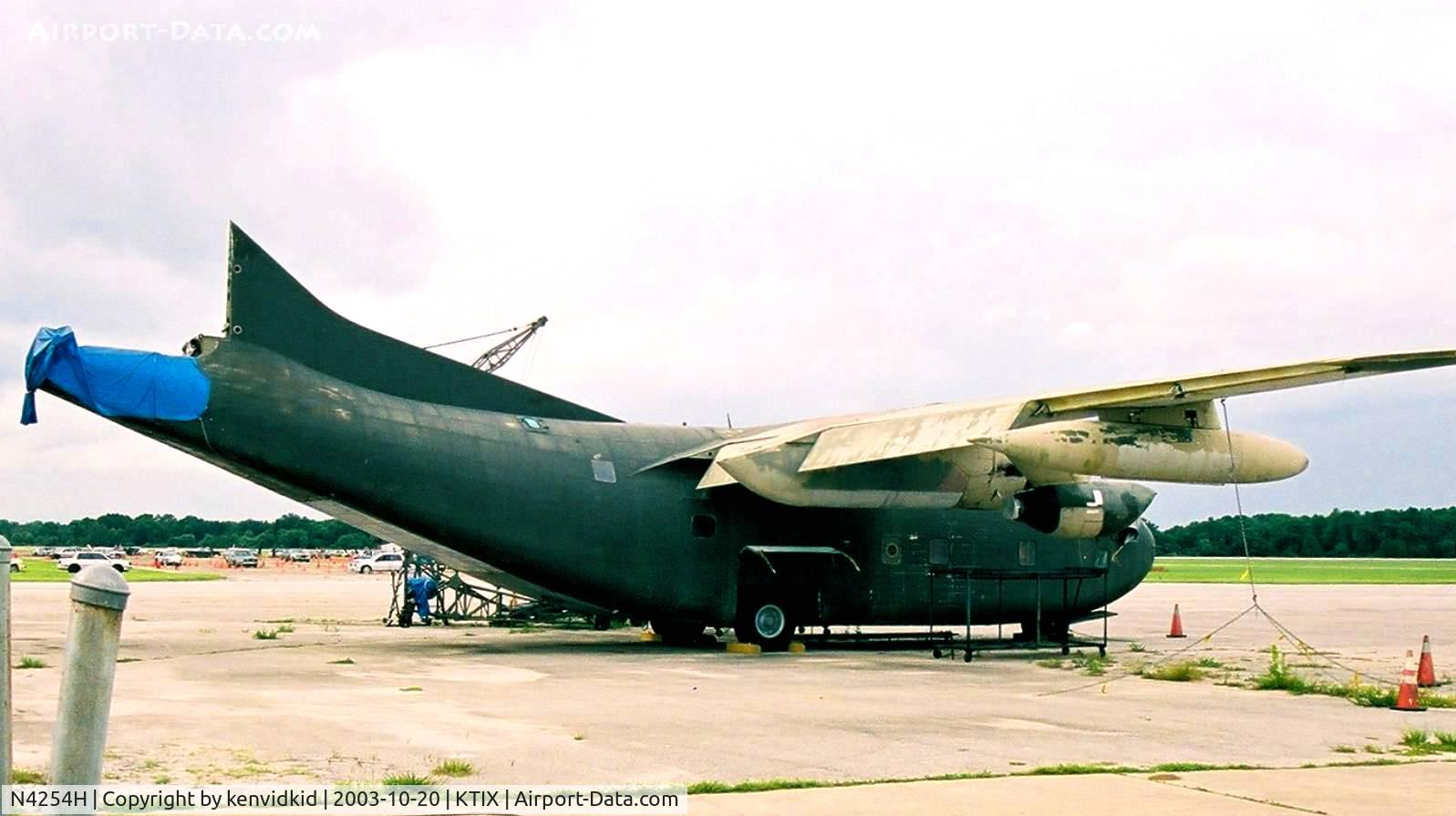 N4254H, 1955 Fairchild C-123K Provider C/N 20052, At Titusville Airport.