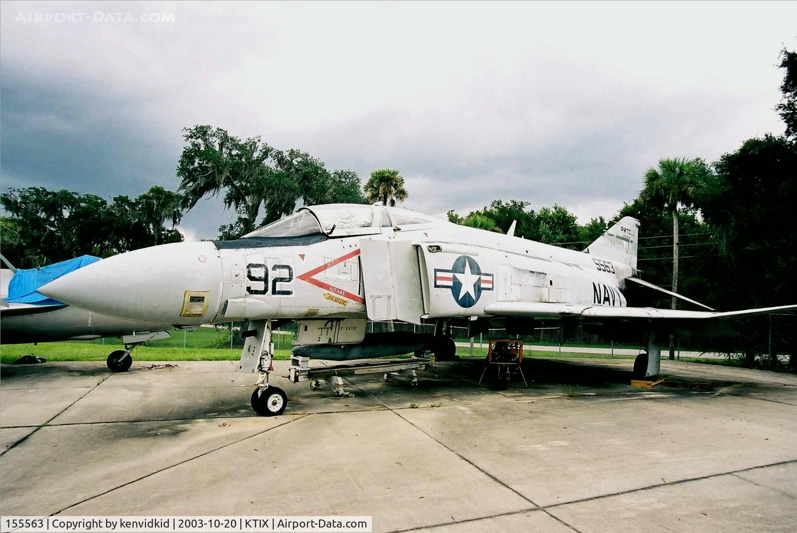 155563, McDonnell F-4J Phantom II C/N 2845, At the Valliant Air Command Museum.