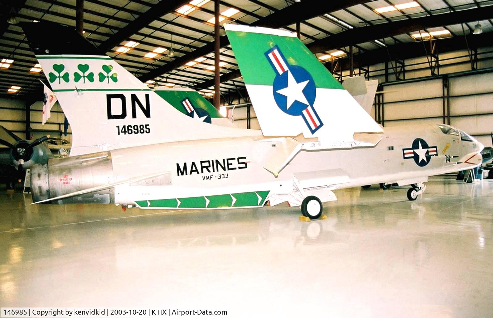 146985, Vought F-8K Crusader C/N 726, At the Valliant Air Command Museum.