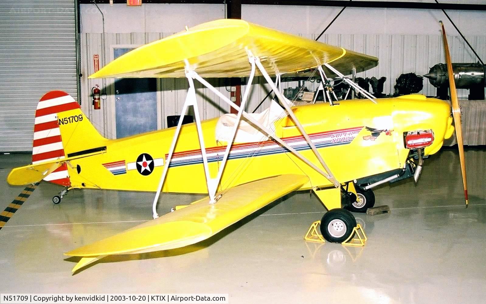 N51709, 1993 Fisher Classic C/N C027Q, At the Valliant Air Command Museum.