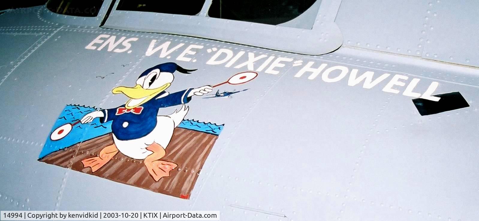 14994, General Motors (Grumman) FM-1 Wildcat C/N Not found 14994, Detail.
At the Valliant Air Command Museum.