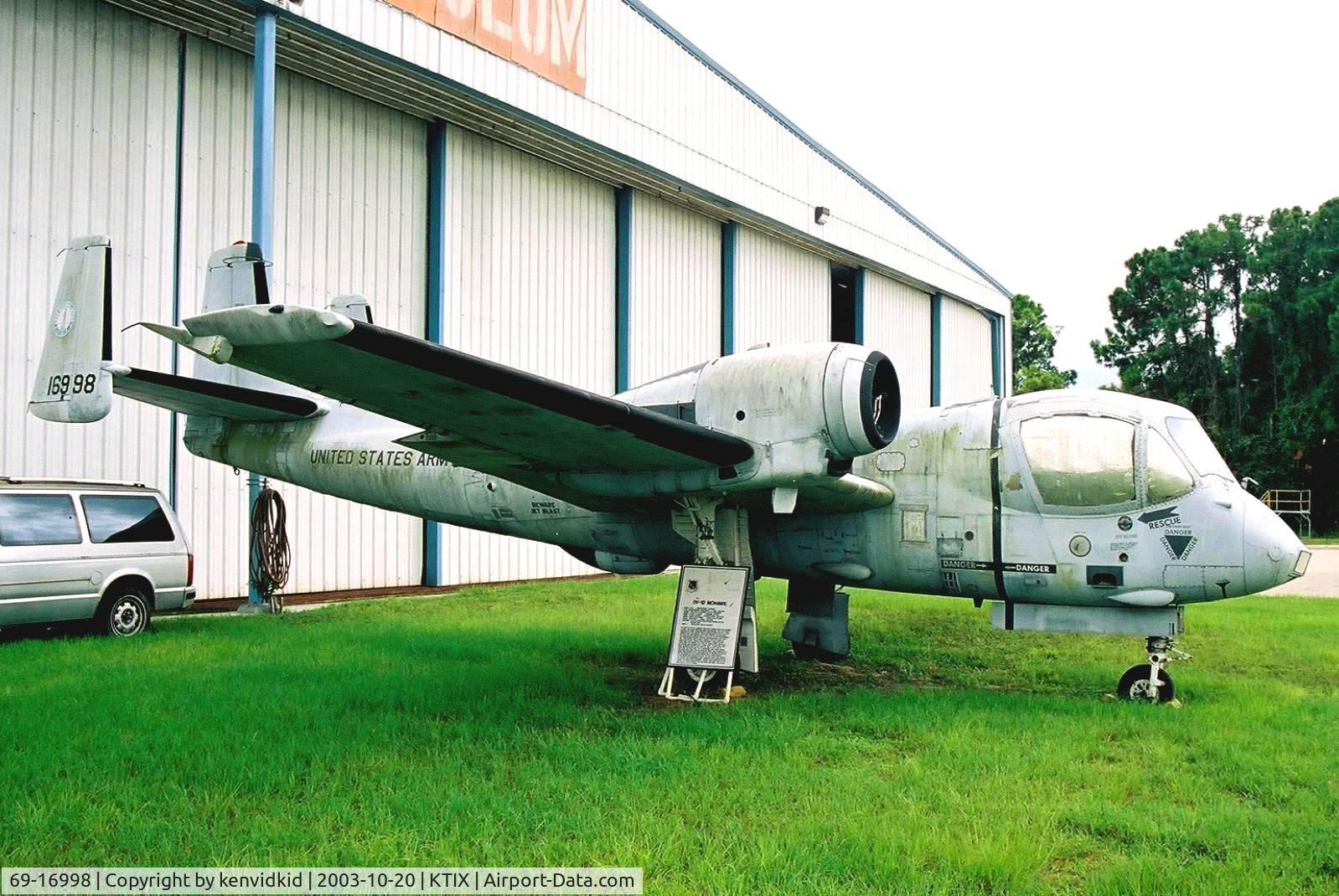 69-16998, 1969 Grumman OV-1D Mohawk C/N 9D, At the Valliant Air Command Museum.
