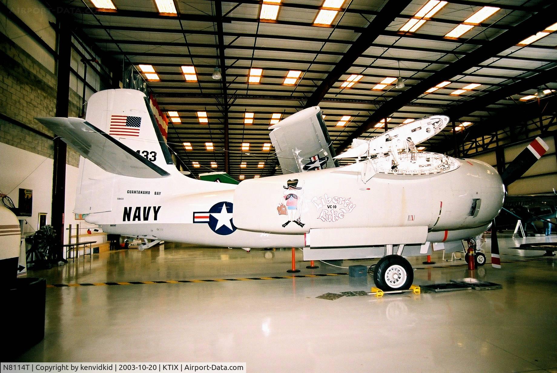 N8114T, 1956 Grumman S2F-1 Tracker C/N 342, At the Valliant Air Command Museum.