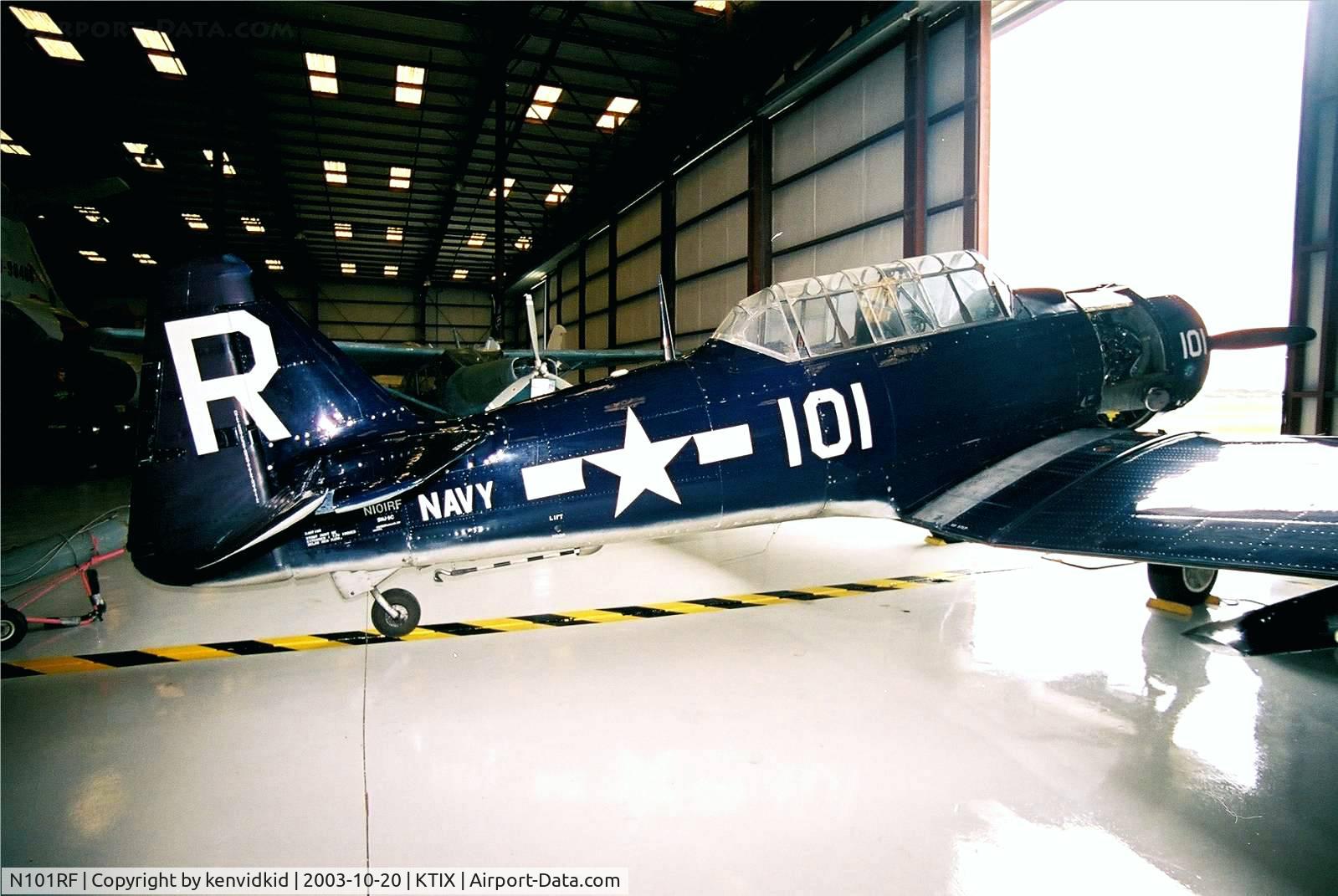 N101RF, 1942 North American SNJ-5 Texan Texan C/N 90649, At the Valliant Air Command Museum.
