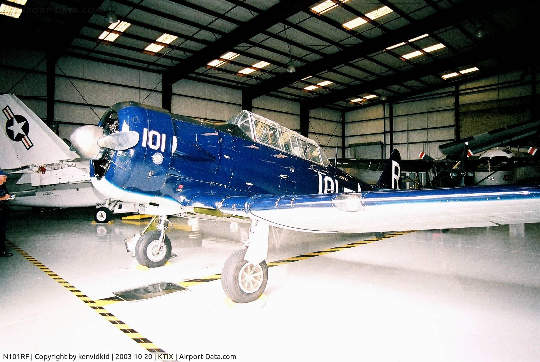 N101RF, 1942 North American SNJ-5 Texan Texan C/N 90649, At the Valliant Air Command Museum.