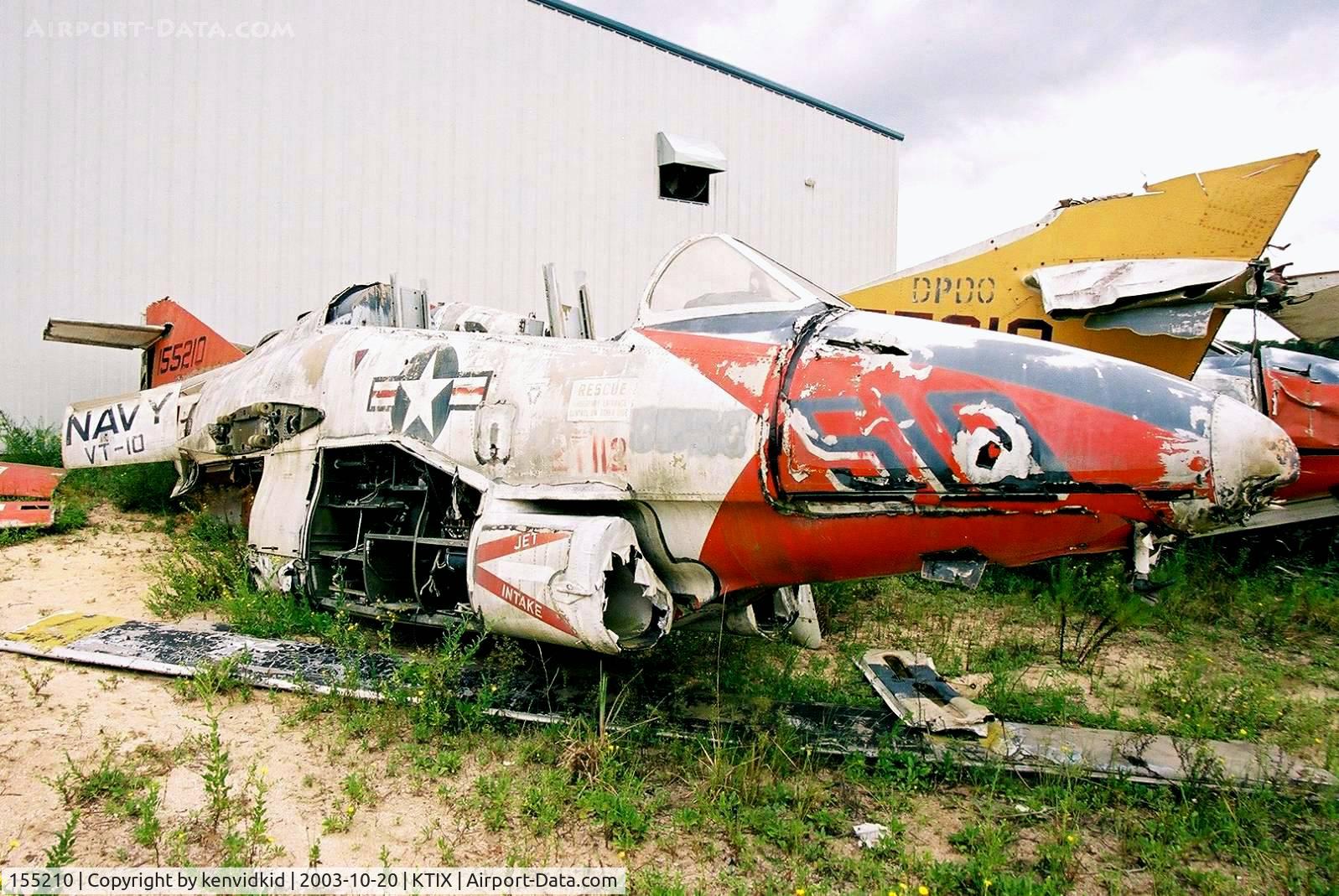 155210, North American T-2B Buckeye C/N 310-5, At the Valliant Air Command Museum.