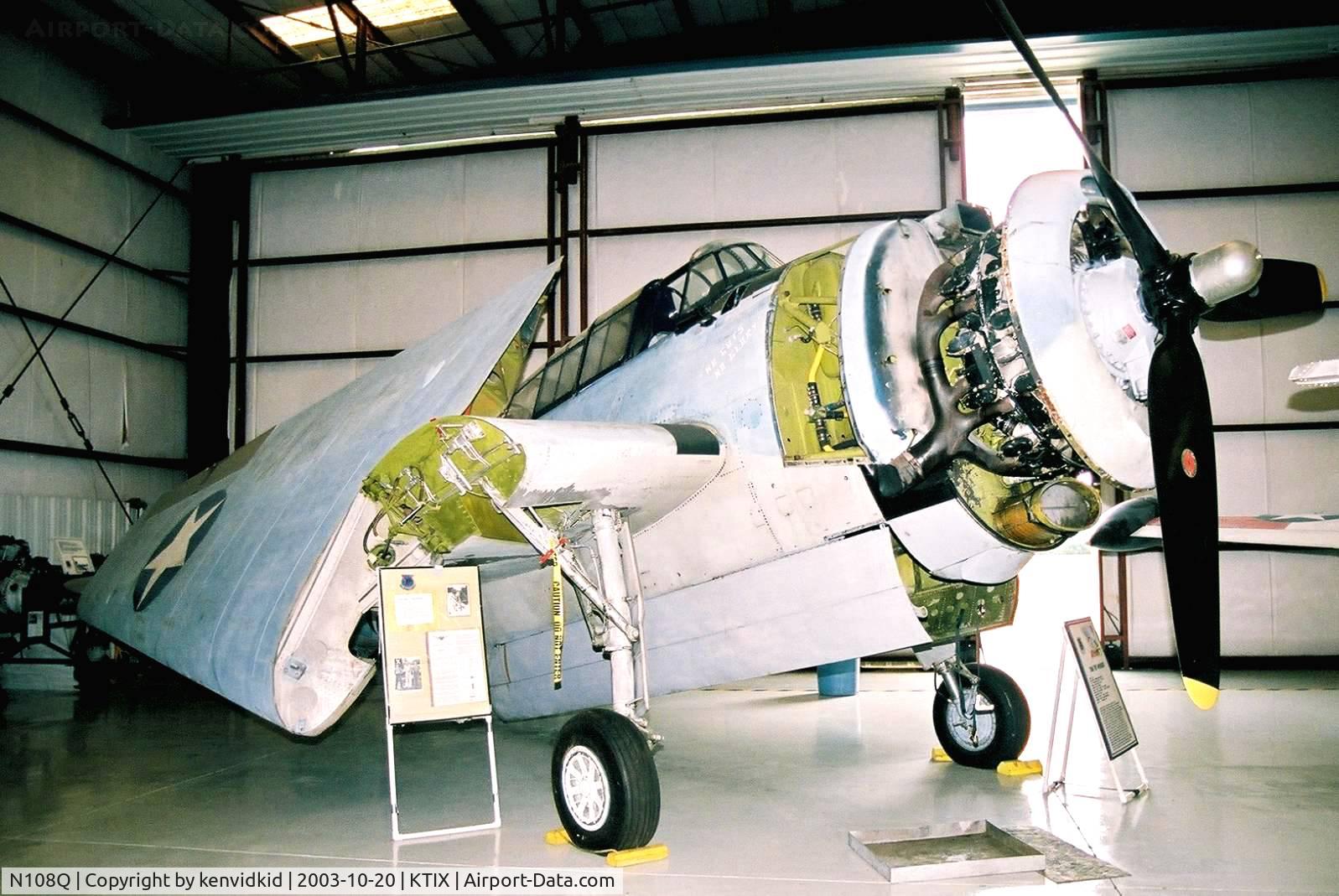 N108Q, 1956 Grumman TBM-3 Avenger C/N 91188, At the Valliant Air Command Museum.