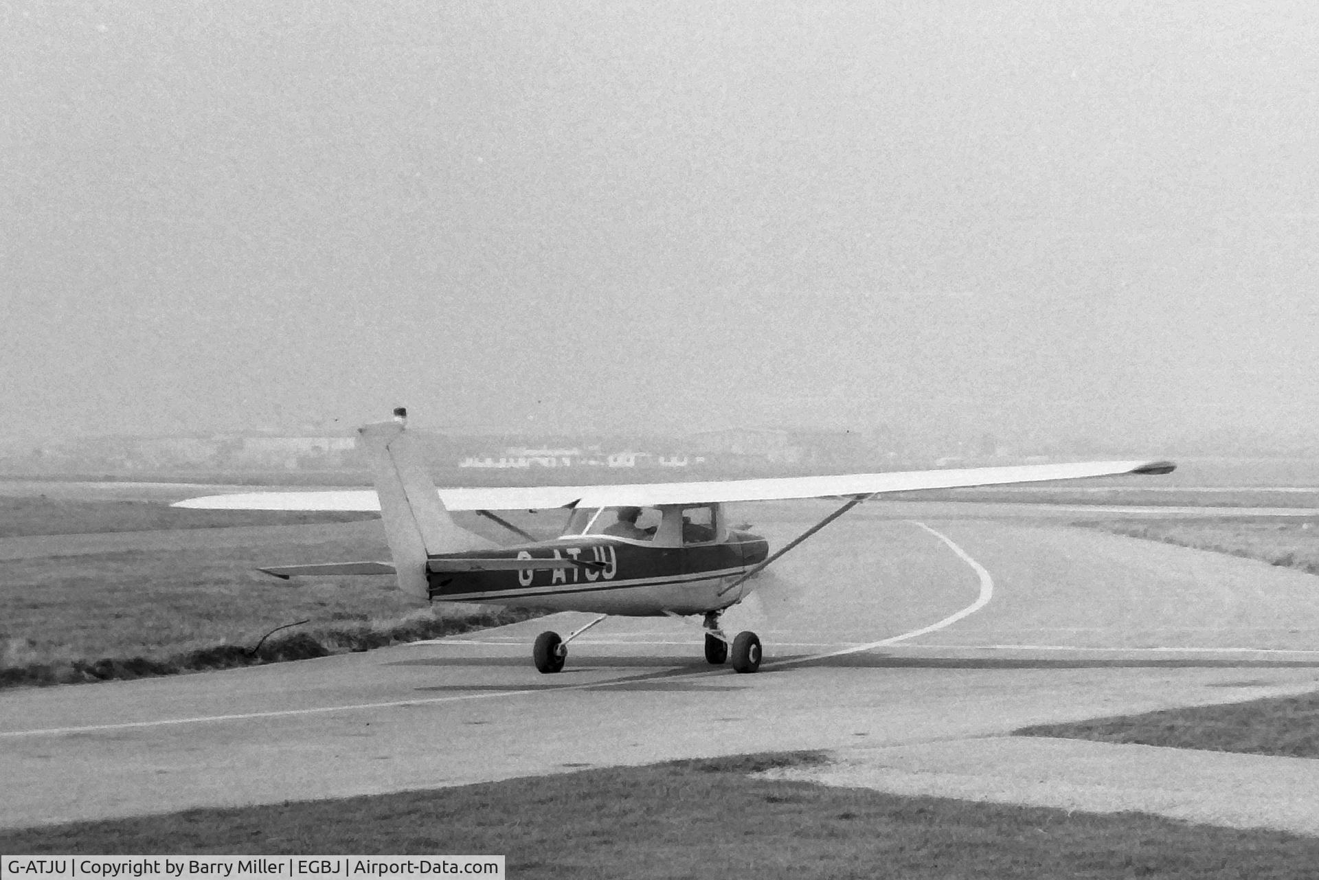 G-ATJU, 1965 Cessna 150F C/N 150-61865, Taken at Staverton, Gloucestershire 1972