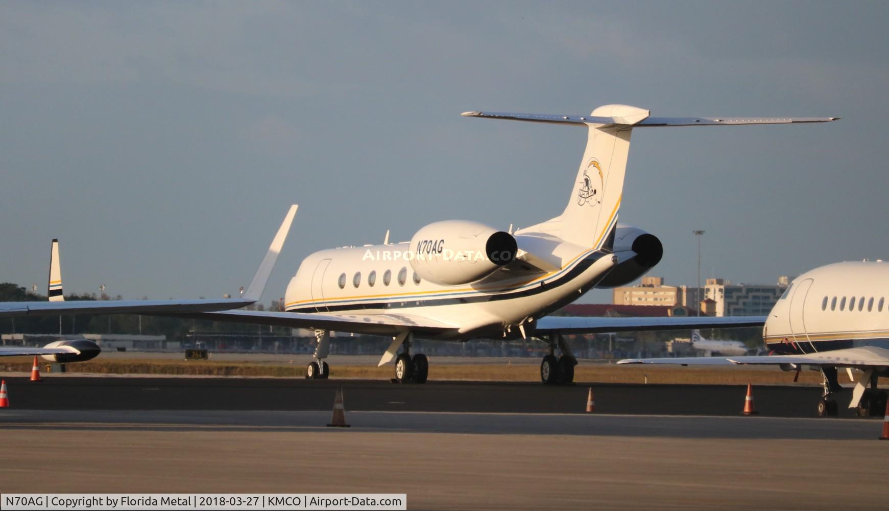N70AG, 1997 Gulfstream Aerospace G-V C/N 522, MCO 2018