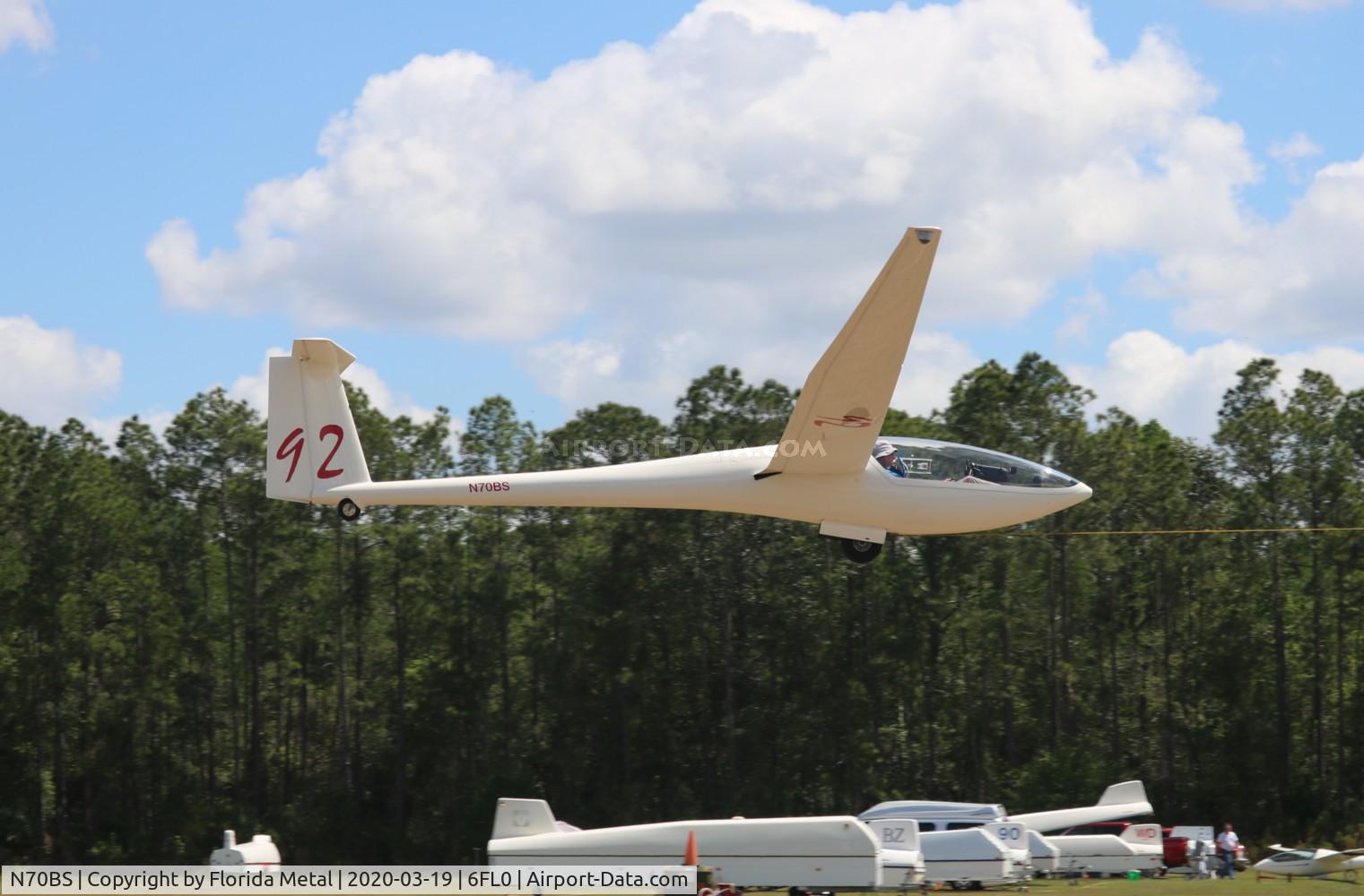 N70BS, 1985 Glaser-Dirks DG-400 C/N 4-146, Senior Soaring Championship 2020