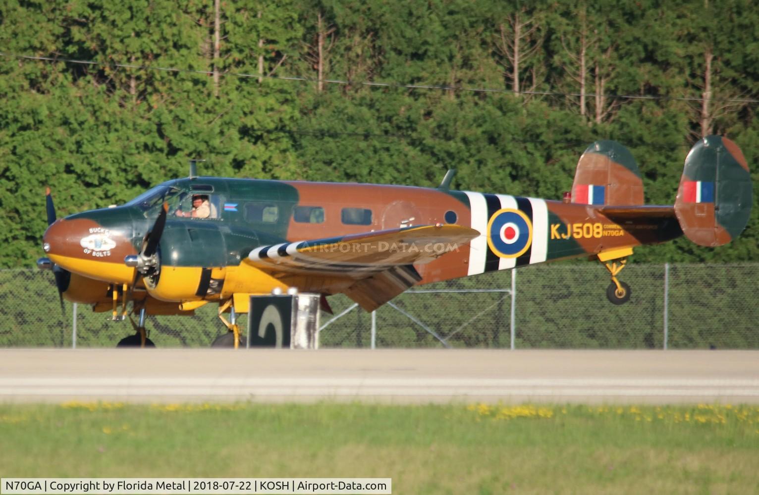 N70GA, 1946 Beech D18S C/N A-177, Air Venture 2018