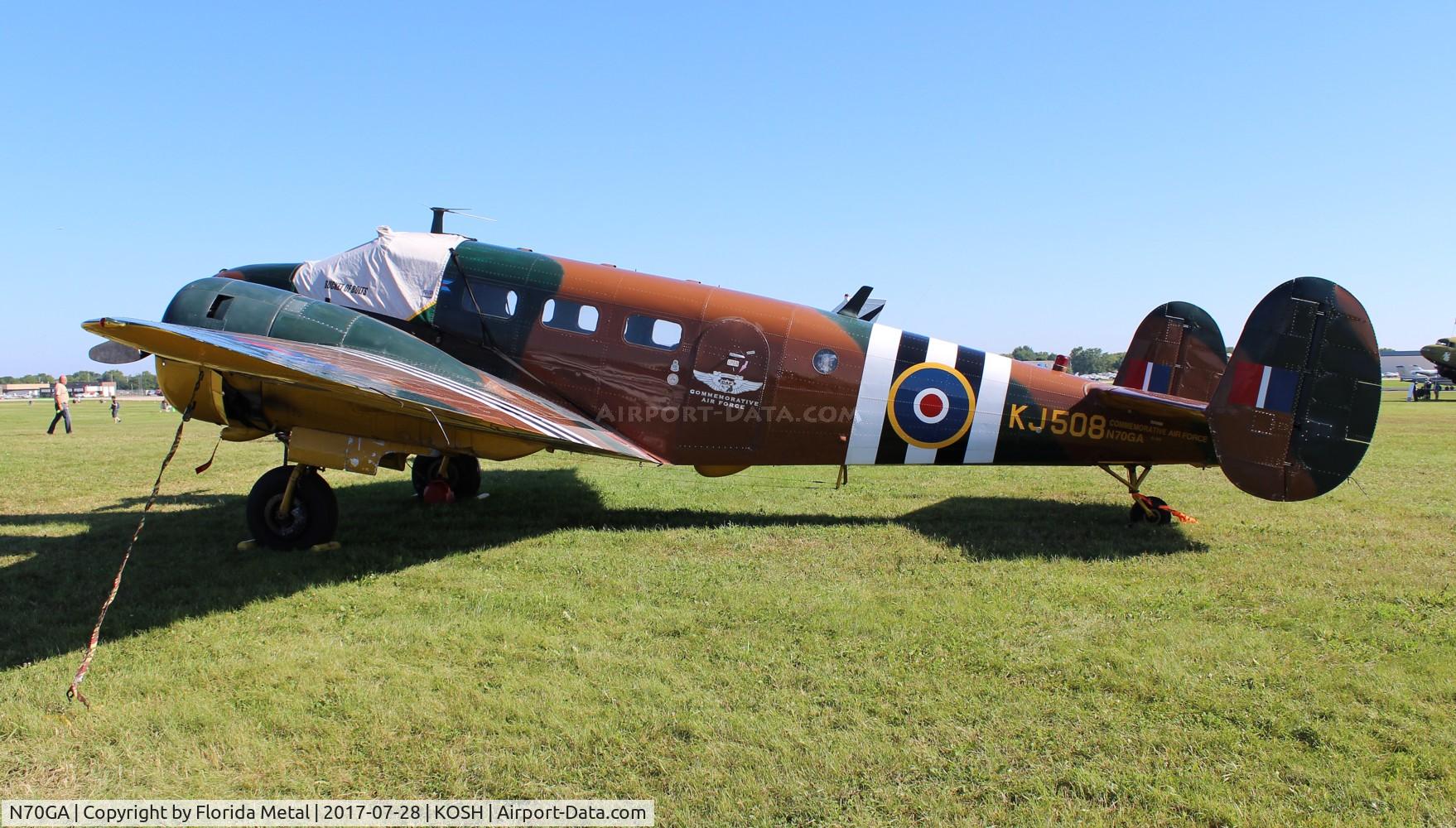 N70GA, 1946 Beech D18S C/N A-177, OSH 2017
