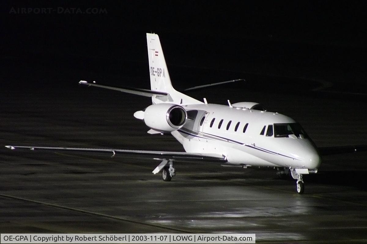 OE-GPA, 2000 Cessna 560 Citation Excel C/N 560-5265, OE-GPA @ LOWG 2003