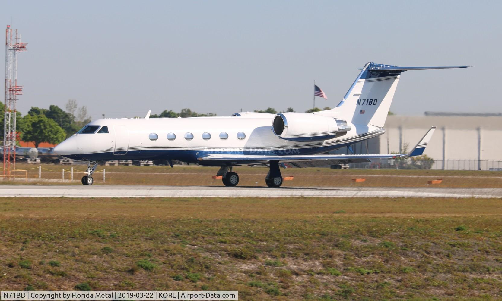 N71BD, 2000 Gulfstream Aerospace G-IV-SP C/N 1415, ORL 2019