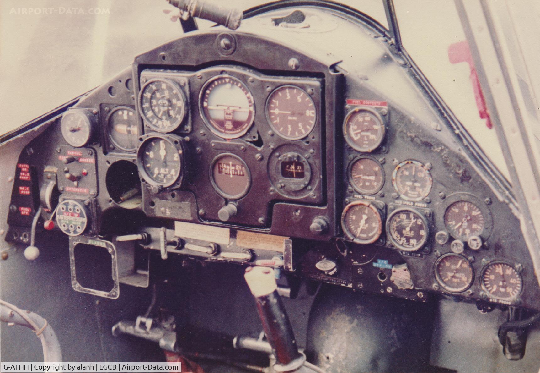 G-ATHH, 1948 Nord 1101 Noralpha C/N 162, THH instrument panel, circa 1983