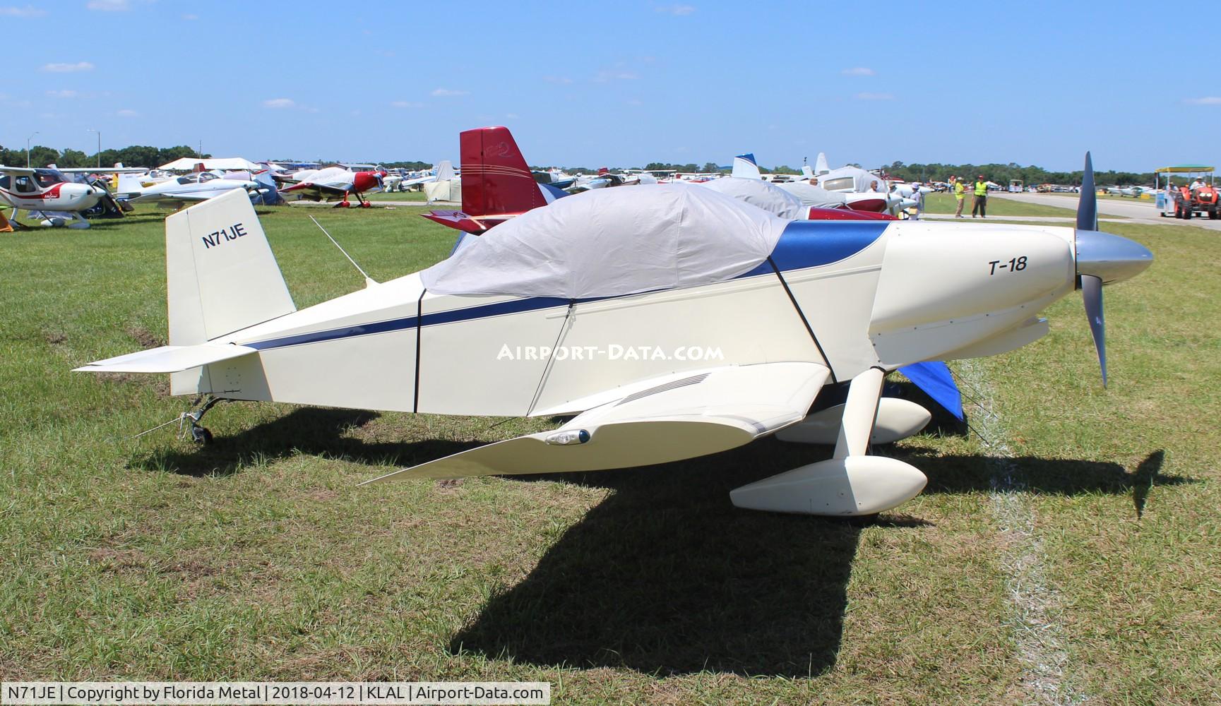 N71JE, Thorp T-18 Tiger C/N 1171, Sun N fun 2018