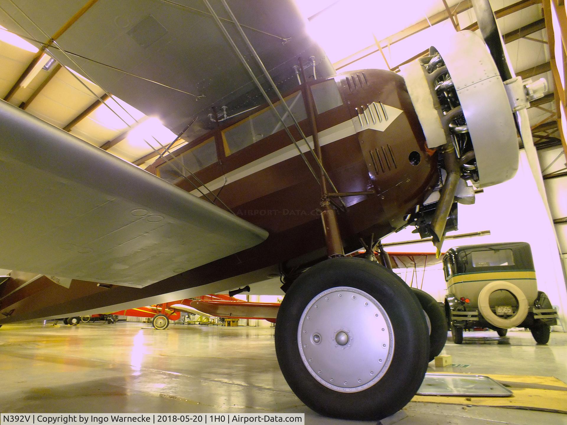 N392V, 2004 Zenith Z6A C/N 3, 1927 Zenith Z-6A at the Aircraft Restoration Museum at Creve Coeur airfield, Maryland Heights MO