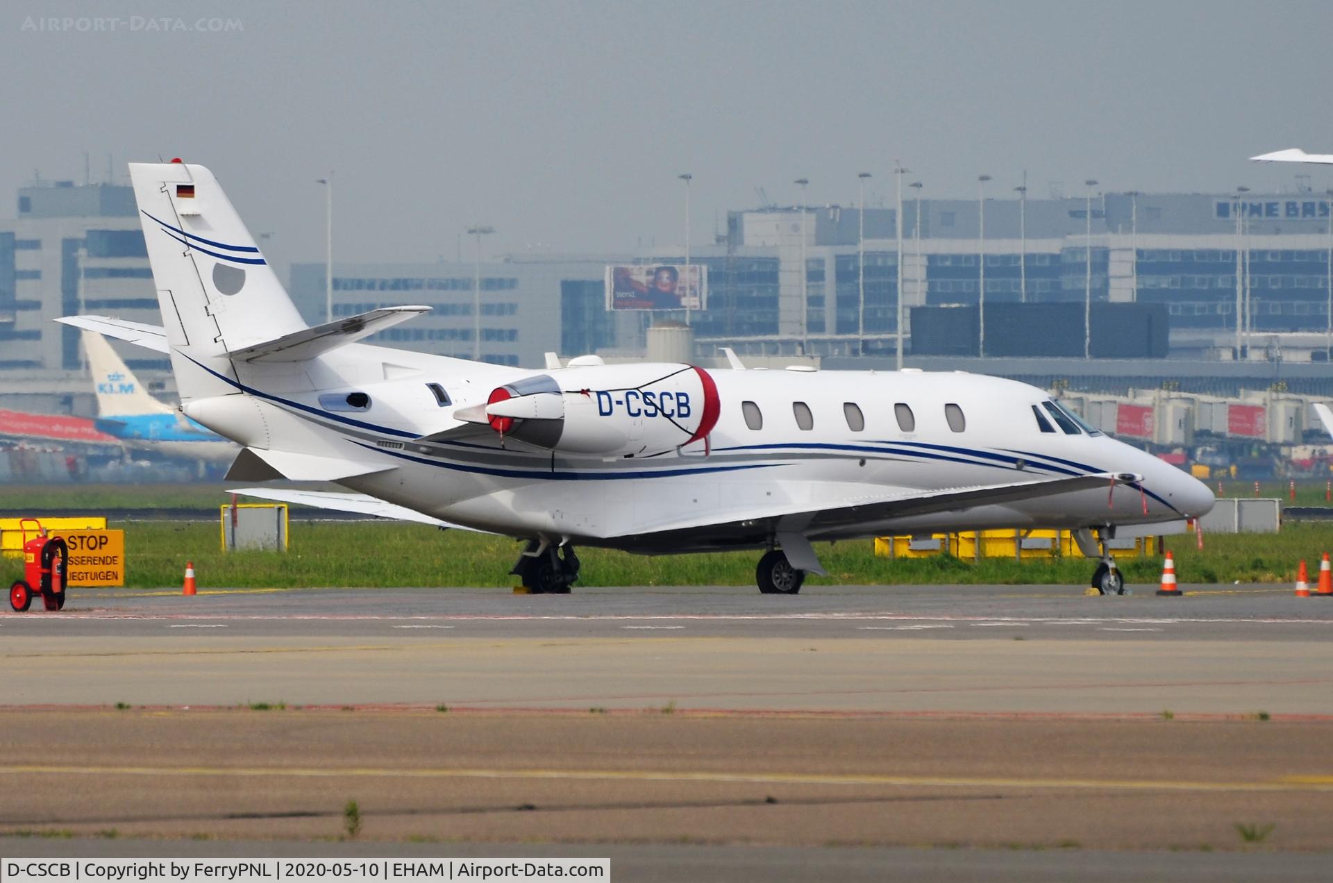 D-CSCB, 2015 Cessna 560XL Citation XLS+ C/N 560-6187, Silver Cloud Air Ce560XL