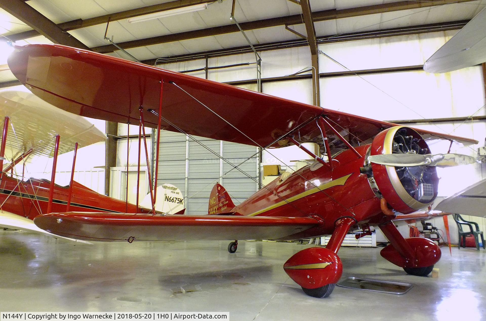 N144Y, 1930 Waco RNF C/N 3319, Waco RNF, modified as 