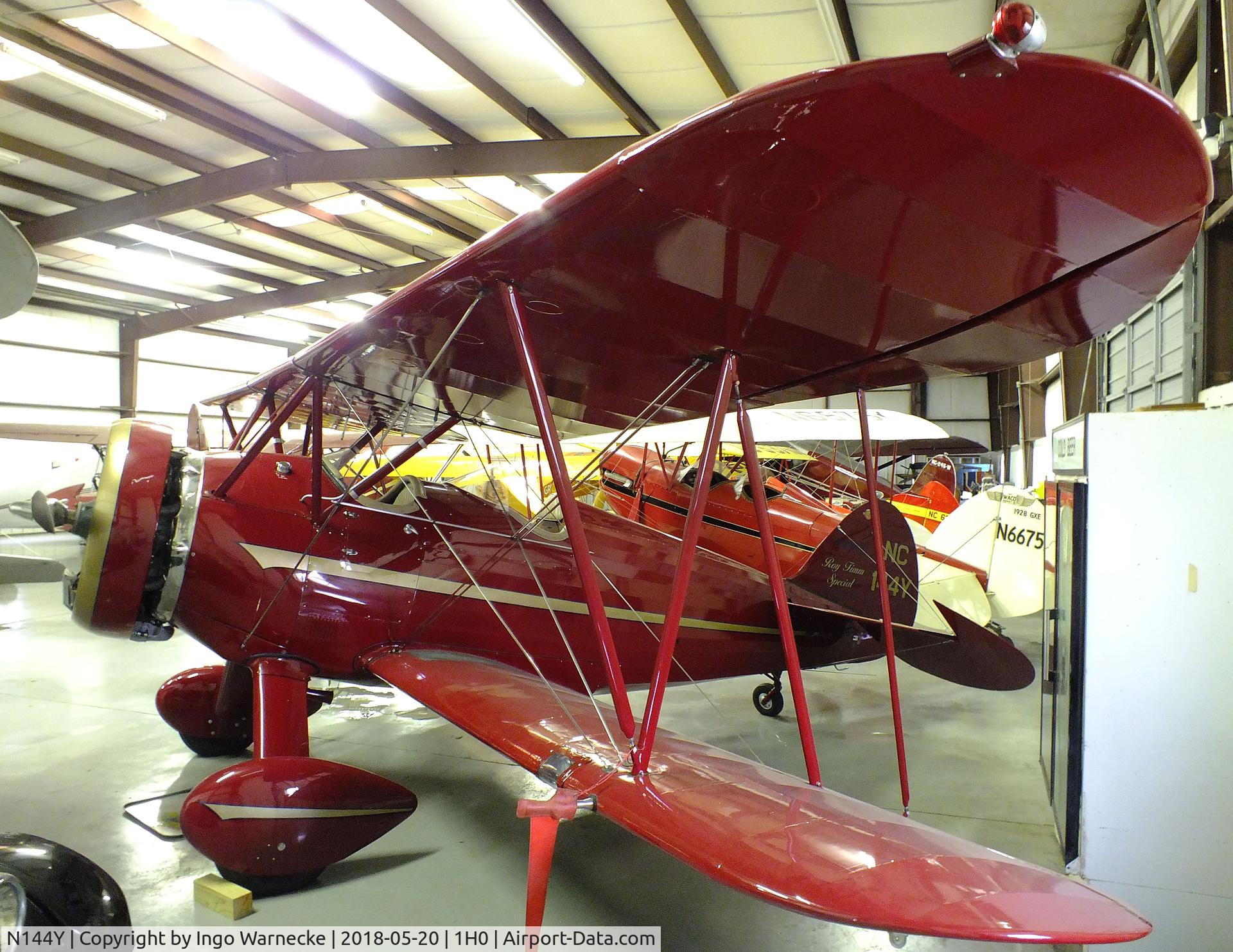 N144Y, 1930 Waco RNF C/N 3319, Waco RNF, modified as 