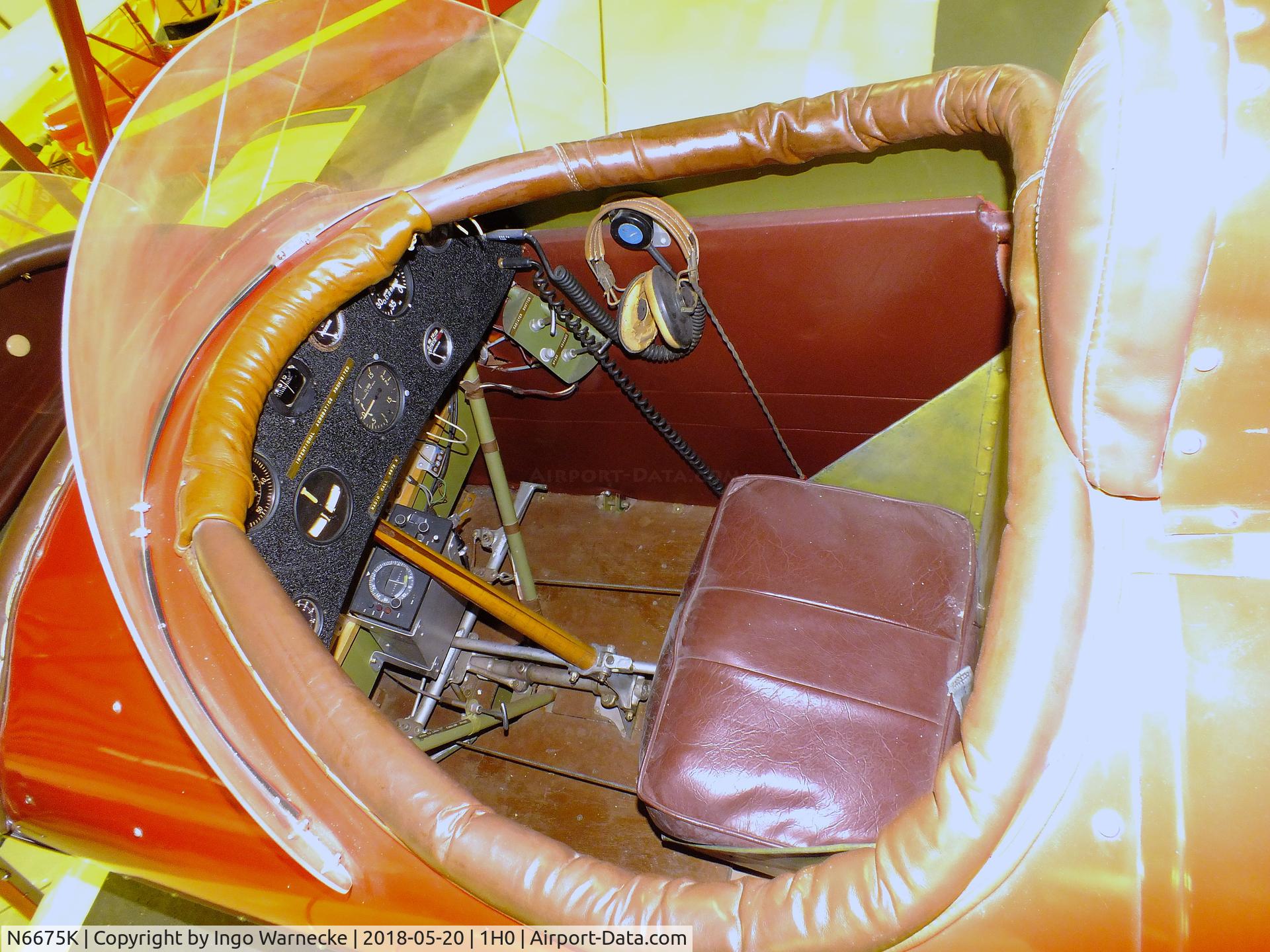 N6675K, 1928 Waco GXE C/N 1388, Waco GXE at the Aircraft Restoration Museum at Creve Coeur airfield, Maryland Heights MO  #c