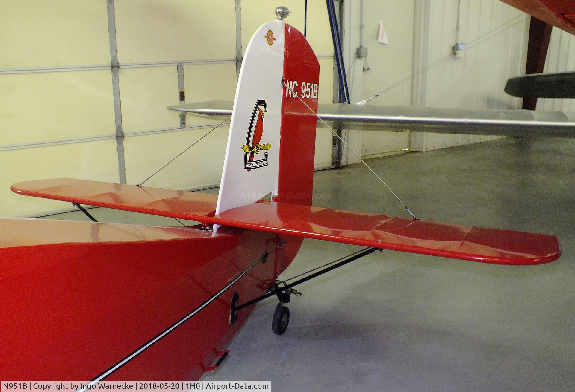 N951B, 1929 Saint Louis C-2-110 C/N C-106, St. Louis C-2-110 Cardinal at the Aircraft Restoration Museum at Creve Coeur airfield, Maryland Heights MO