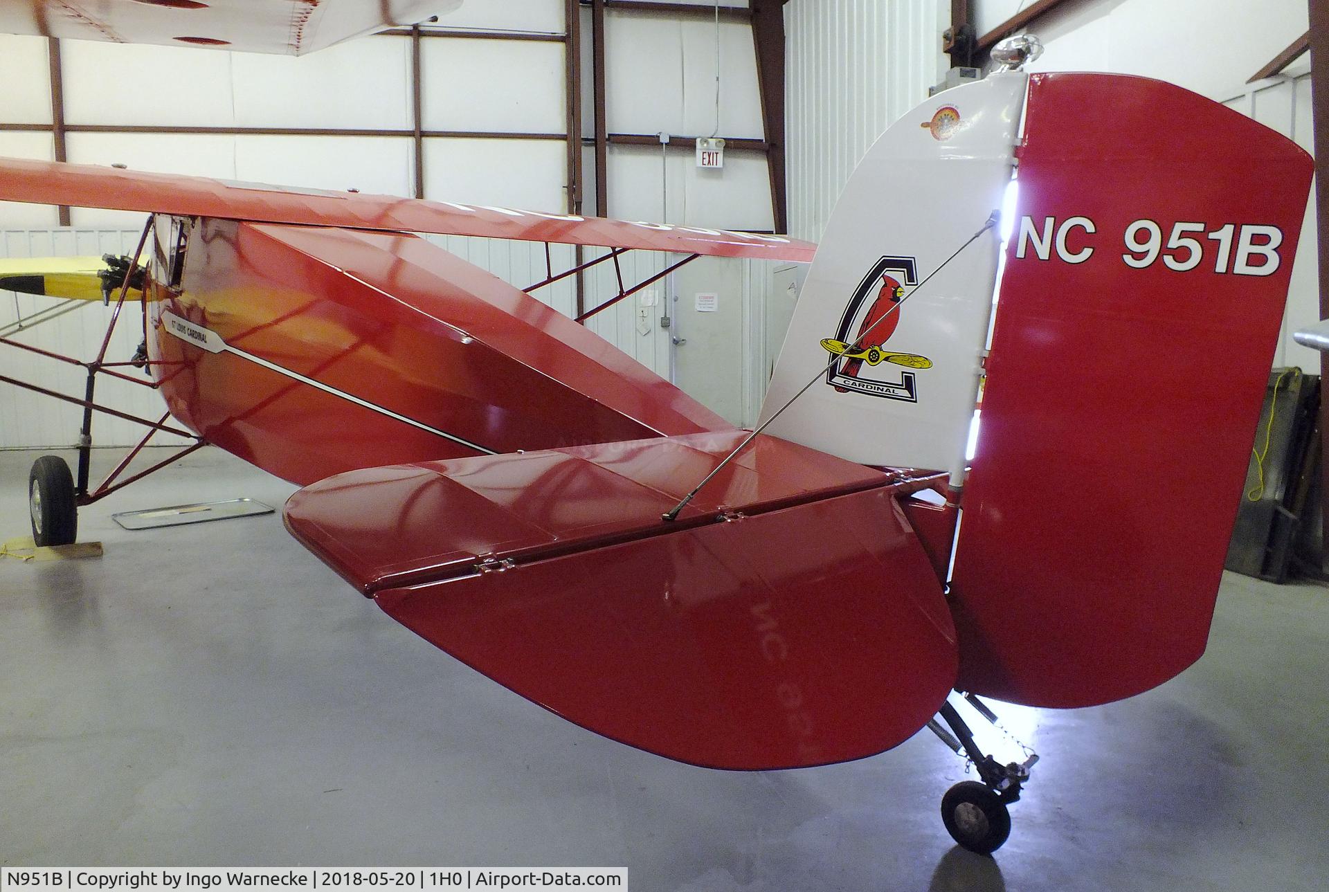 N951B, 1929 Saint Louis C-2-110 C/N C-106, St. Louis C-2-110 Cardinal at the Aircraft Restoration Museum at Creve Coeur airfield, Maryland Heights MO