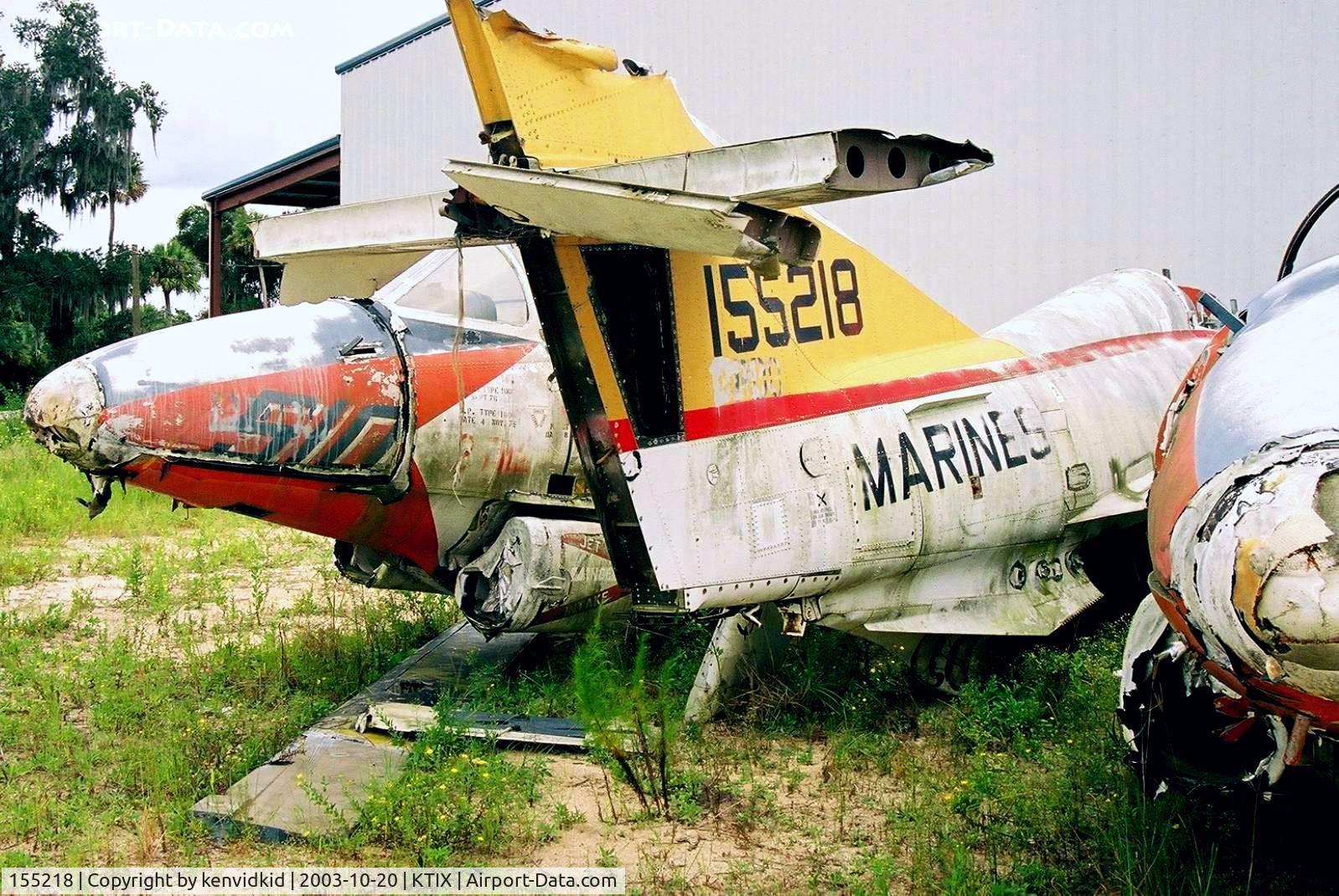 155218, North American T-2B C/N 310-13, At the Valliant Air Command Museum.