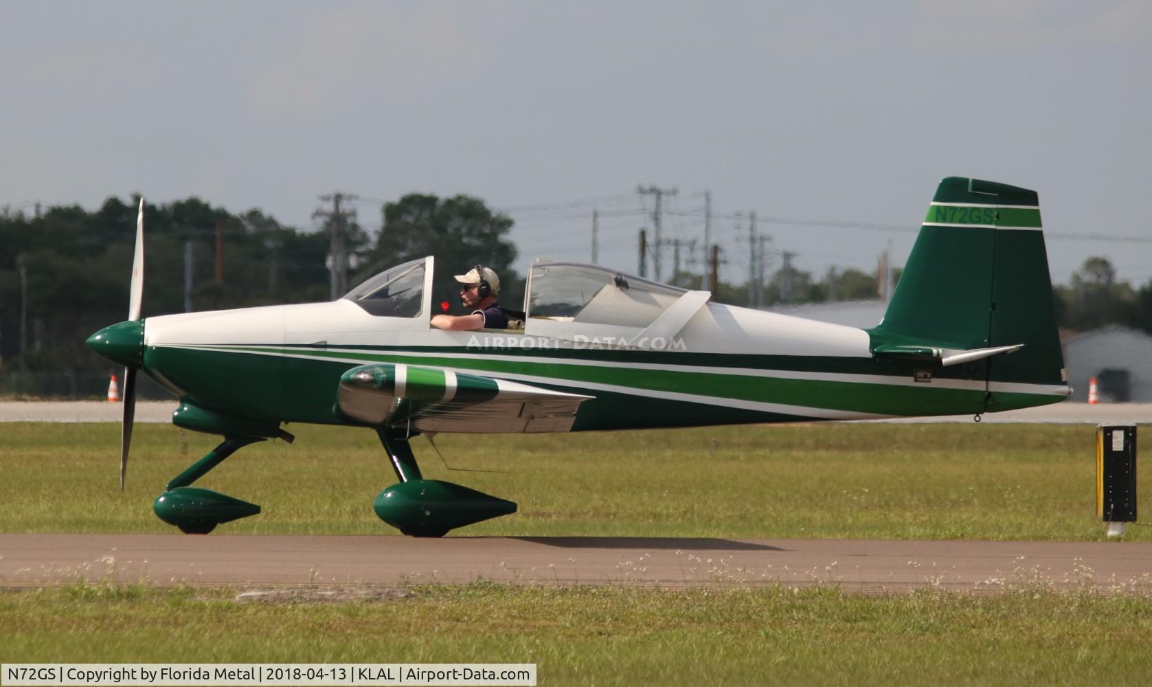 N72GS, 2007 Vans RV-7A C/N 70473, Sun N Fun 2018