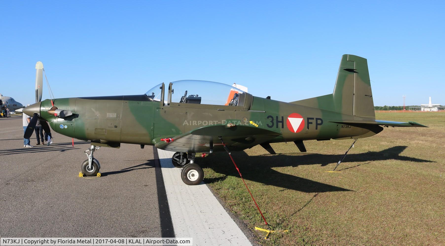 N73KJ, 1985 Pilatus PC-7 C/N 487, Sun N Fun 2017