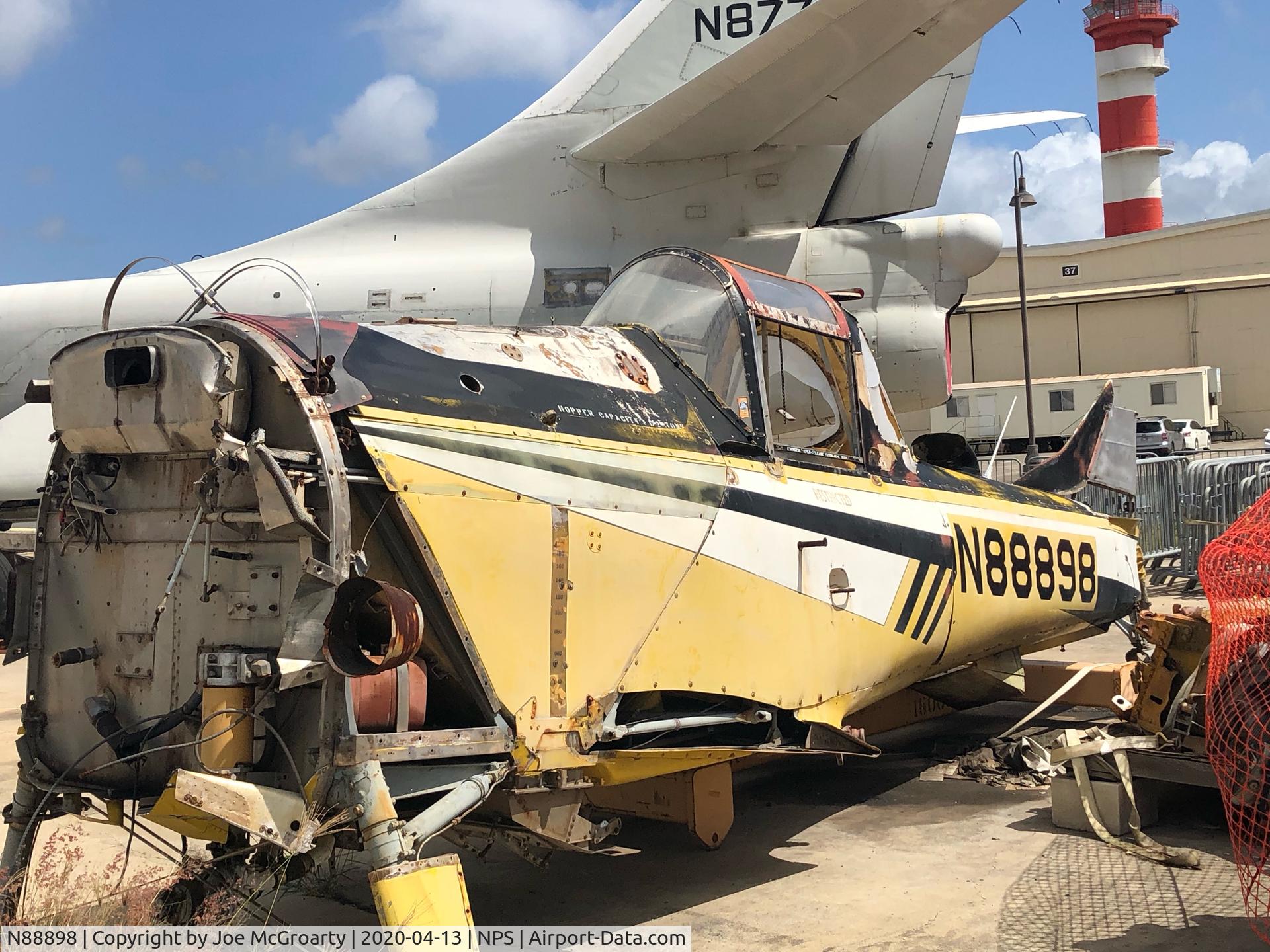 N88898, 1978 Emair MA-1B Diablo C/N 040, Shell of N88898 sitting in lot between Pearl Harbor Aviation Museum and Hangar 79, looking northwest.  As of 2020, Google Maps shows this at 21°21'31.6