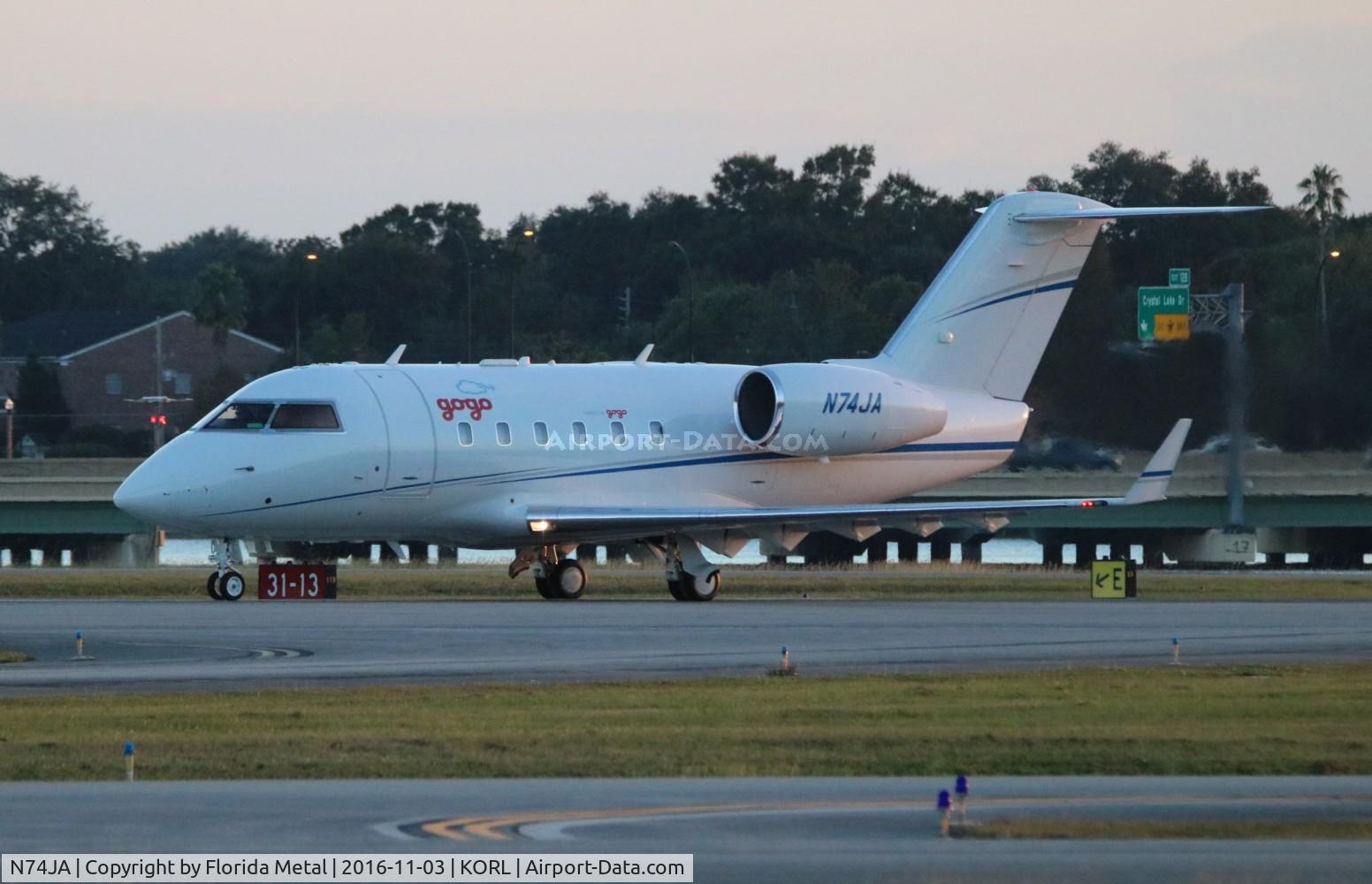 N74JA, 1982 Canadair Challenger 600S (CL-600-1A11) C/N 1060, NBAA 2016