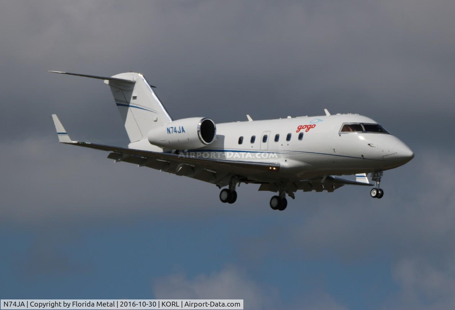 N74JA, 1982 Canadair Challenger 600S (CL-600-1A11) C/N 1060, NBAA 2016