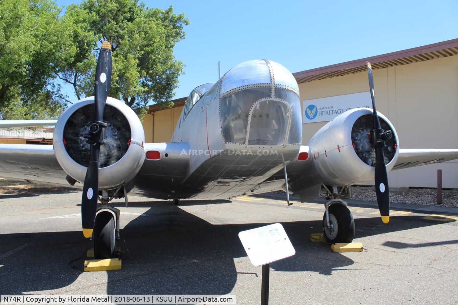 N74R, 1942 Beech AT-11 Kansan C/N 1461, Travis AFB Museum