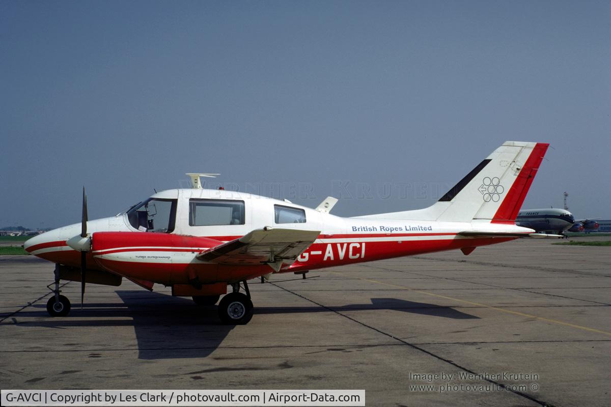 G-AVCI, 1967 Beagle B-206 Series 2 C/N B053, G-AVCI on the tarmac