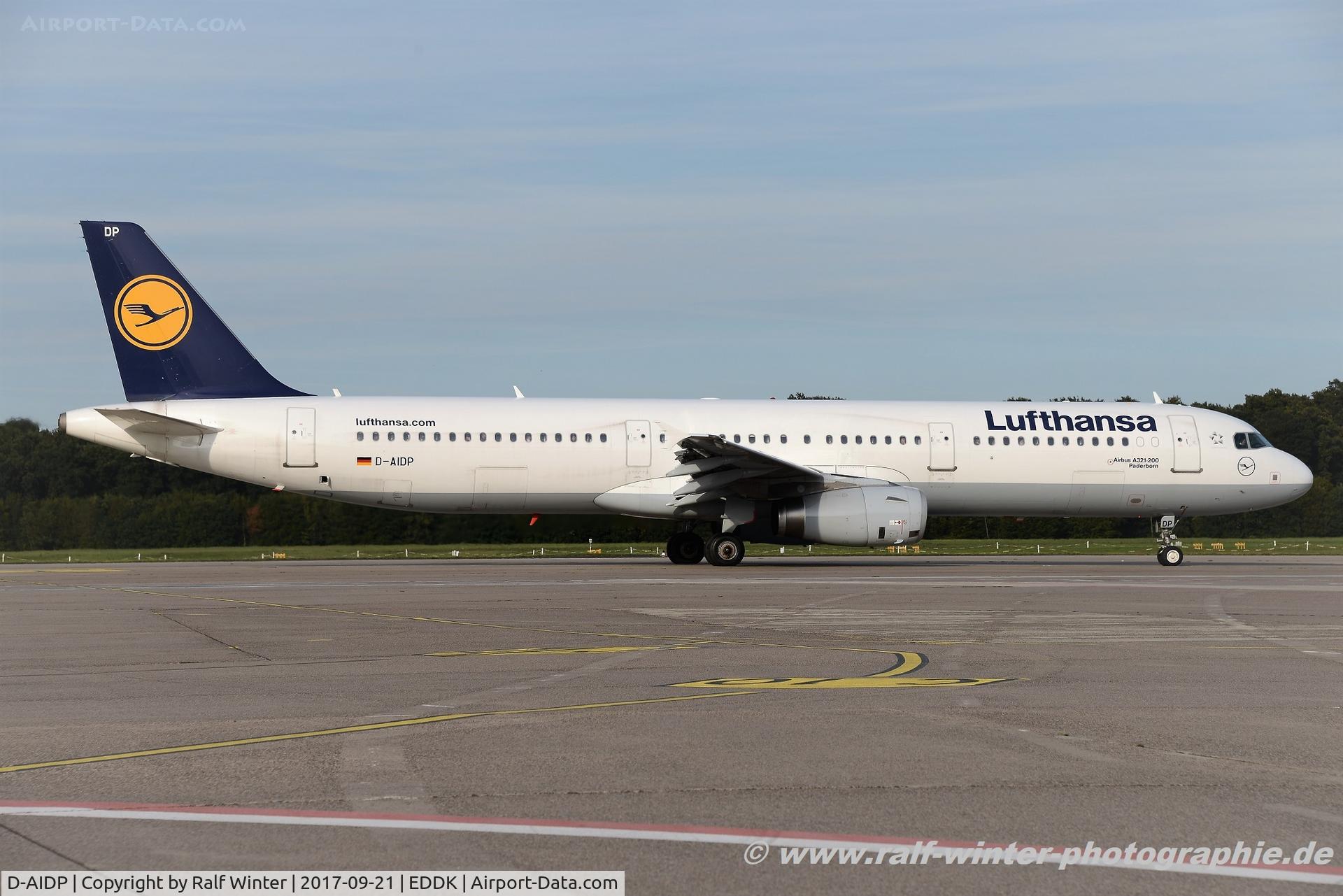 D-AIDP, 2012 Airbus A321-231 C/N 5049, Airbus A321-231 - LH DLH Lufthansa 'Paderborn' - 5049 - D-AIDP - 21.09.2017 - CGN