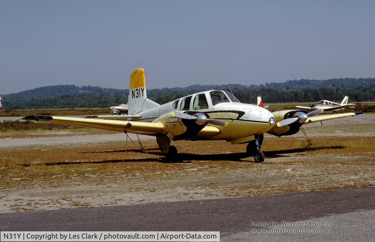 N31Y, 1957 Beech 95 C/N TD-41, N31Y locked down at the airport.