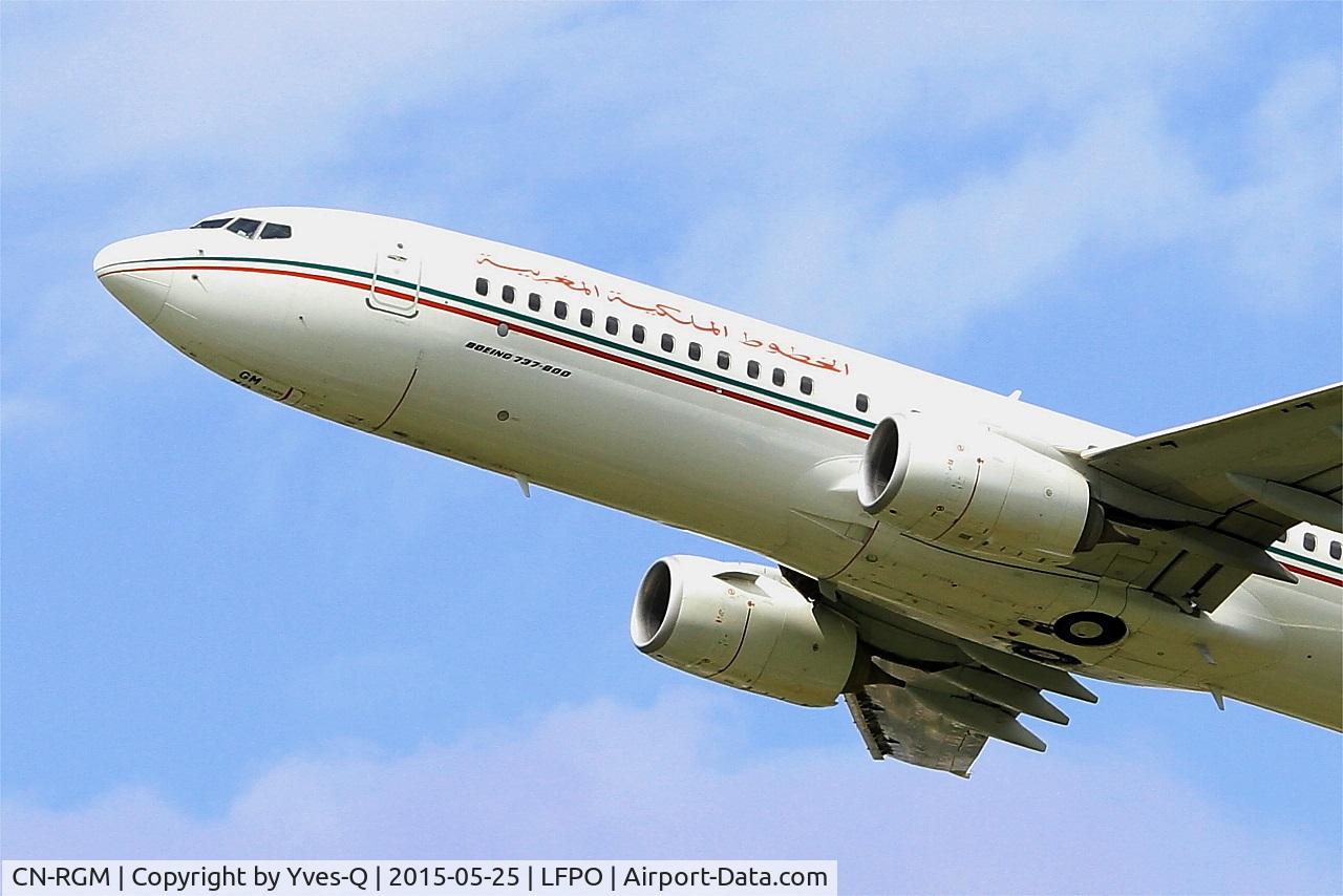 CN-RGM, 2013 Boeing 737-8B6 C/N 33074, Boeing 737-8B6, Climbing from rwy 24, Paris-Orly airport (LFPO-ORY)