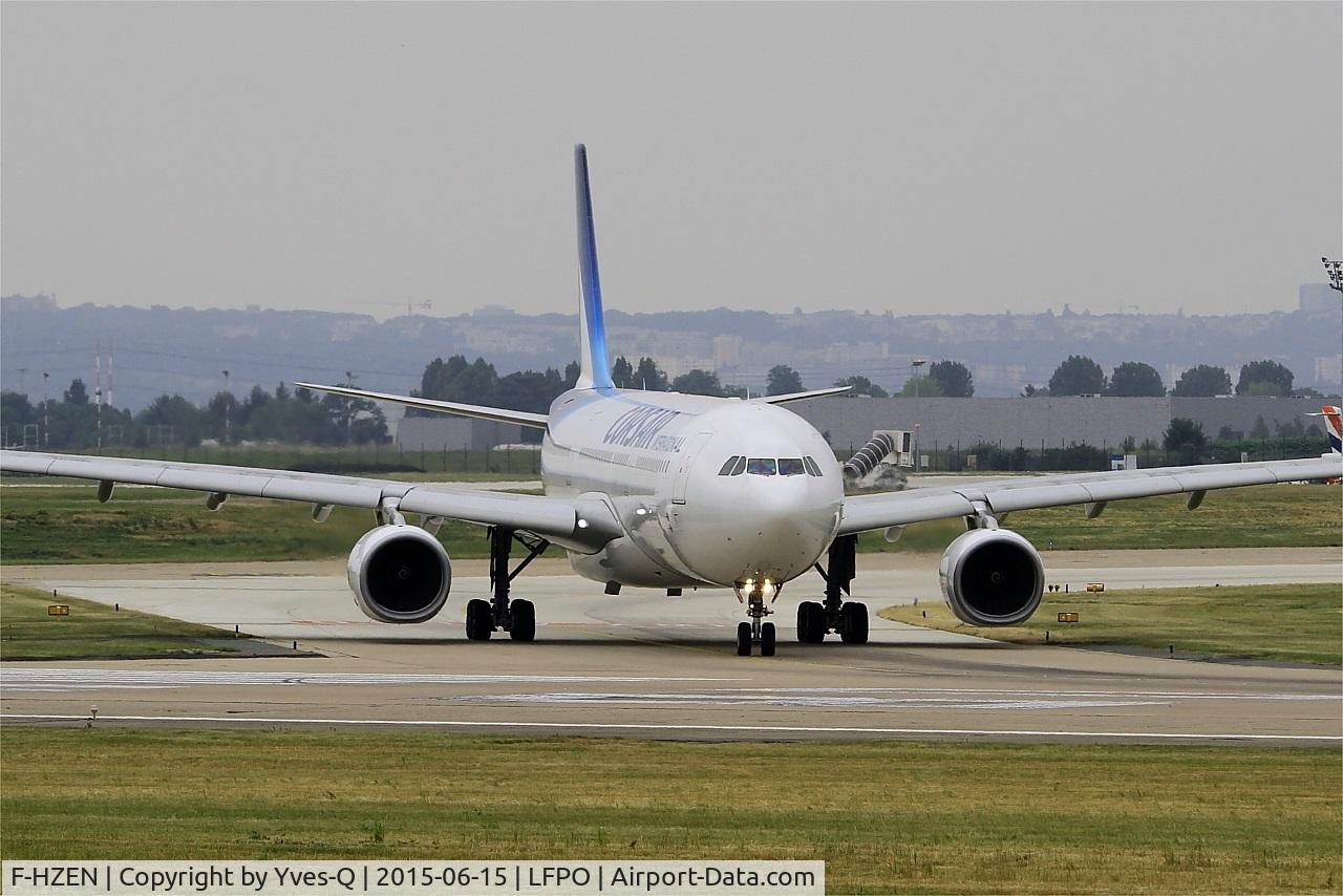 F-HZEN, 2012 Airbus A330-343X C/N 1376, Airbus A330-343X, Holding point rwy 08, Paris-Orly airport (LFPO-ORY)