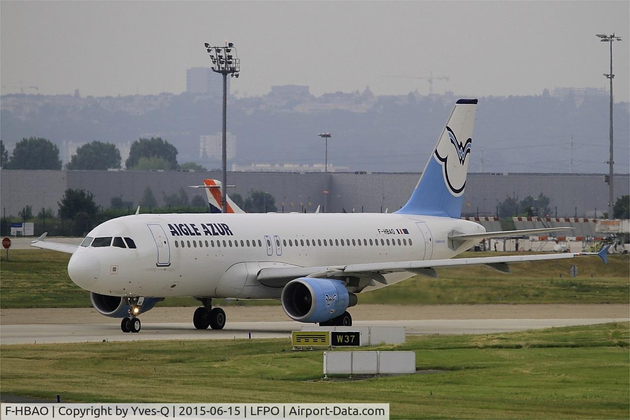 F-HBAO, 2011 Airbus A320-214 C/N 4589, Airbus A320-214, Taxiing to holding point rwy 08, Paris-Orly airport (LFPO-ORY)