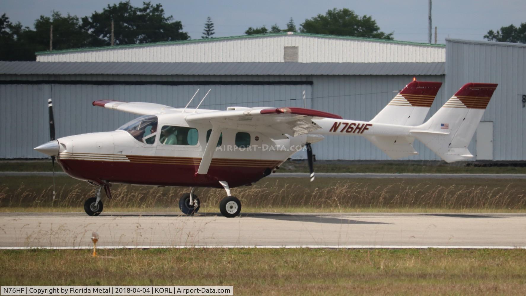 N76HF, 1976 Cessna 337G Super Skymaster C/N 33701729, ORL 2018