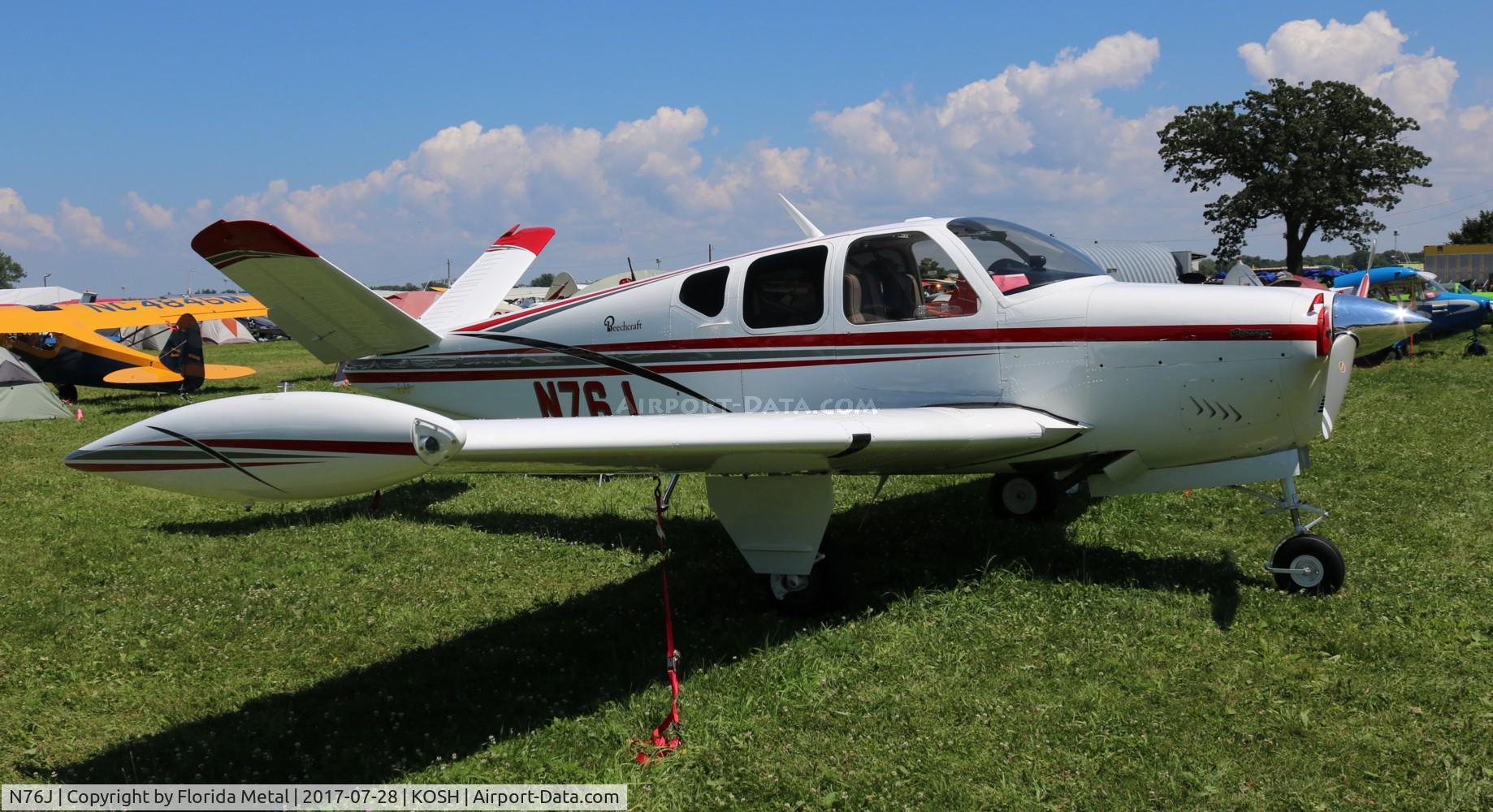 N76J, 1958 Beech J35 Bonanza C/N D-5616, Air Venture 2017