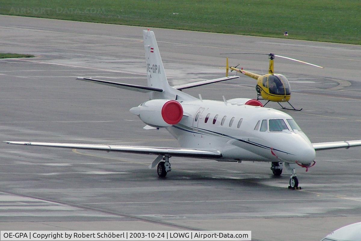 OE-GPA, 2000 Cessna 560 Citation Excel C/N 560-5265, OE-GPA @ LOWG 2003